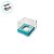 Caixa Para Mini Bolo G Pvc Base Azul Claro - 8x8x8cm - 10 unidades - Assk - Rizzo - Imagem 2