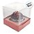 Caixa Para Mini Bolo G Pvc Base Vinho com Bolinhas Brancas - 8x8x8cm - 10 unidades - Assk - Rizzo - Imagem 3