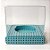 Caixa Para Mini Bolo G Pvc Base Azul com Bolinhas Marrons - 8x8x8cm - 10 unidades - Assk - Rizzo - Imagem 1