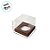 Caixa Para Mini Bolo G Pvc Base Marrom - 8x8x8cm - 10 unidades - Assk - Rizzo - Imagem 2