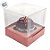 Caixa Para Mini Bolo G Pvc Base Vermelha Texturizada - 8x8x8cm - 10 unidades - Assk - Rizzo - Imagem 3