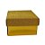 Caixa Dourada Quadrada Com Glitter - 6x6x4cm - 12 unidades - artlille - Rizzo - Imagem 1