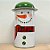 Lata De Metal De Natal - Boneco de Neve Cachecol - 5,5x11cm - 1 unidade - Rizzo - Imagem 1