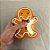 Lata De Metal De Natal - Homem Biscoito De Gengibre Claro - 11,5x13x5cm - 1 unidade - Rizzo - Imagem 3