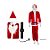 Fantasia Completa De Papai Noel De Natal Adulto - Tamanho Único e Ajustavel - 1 unidade - Rizzo - Imagem 1