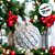 Bola De Natal Prata Com Glitter - 10cm - 3 unidades - Rizzo - Imagem 3
