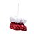 Enfeite Para Pendurar - Botas De Natal - 7cm - 1 unidade - Cromus - Rizzo - Imagem 1