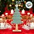 Enfeite Decorativo De Natal  - Árvore Verde Com Glitter - 40cm - 1 unidade - Cromus - Rizzo - Imagem 3