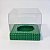 Caixa Mini Bolo G (8cm x 8cm x 8cm) Verde Com Bolinhas Brancas - 10 unidades - Assk - Rizzo - Imagem 1