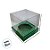 Caixa Mini Bolo G (8cm x 8cm x 8cm) Verde Com Bolinhas Brancas - 10 unidades - Assk - Rizzo - Imagem 3
