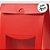 Sacola De Papel Para Presente com Visor G - Vermelho - 12x23x6cm - 10 unidades - Assk - Rizzo - Imagem 2