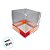 Caixa Para Bolo Pvc Base Vermelha Texturizada - 20x20x20cm - 1 unidade - Assk - Rizzo - Imagem 3