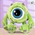Pelúcia Mike Big Feet -  Monstros S.A - 35cm - 1 unidade - Disney Original - Rizzo - Imagem 1