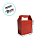 Caixa Sacolinha S2 (14x11x6cm) Vermelho com Bolinhas Brancas - 10 unidades - Assk - Rizzo - Imagem 3
