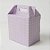 Caixa Sacolinha S1 (9,5x6,5x4,5cm) Lilás com Bolinhas Brancas - 10 unidades - Assk - Rizzo - Imagem 1