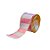 Fita Aramada Decorativa de Natal - Branca e Rosa - 6,3cmx9,14m - 1 unidade - Rizzo - Imagem 1