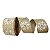 Fita Decorativa - de Natal Cru com Floco de Neve Branco - 6x914cm - 1 unidade - Rizzo - Imagem 1