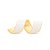 Fita Decorativa de Natal - Creme com Borda Ouro - 3,8x914cm - 1 unidade - Cromus - Rizzo - Imagem 1