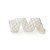 Fita Decorativa de Natal - Nude Losango Prata - 4,4x9,14cm - 1 unidade - Cromus - Rizzo - Imagem 1