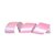Fita Decorativa Aramada de Natal - Rosa - 6,3cm x 9,14m - 1 unidade - Rizzo - Imagem 1