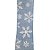 Fita Decorativa de Natal - Azul - 6.3cm x 10m - 1 unidade - Rizzo - Imagem 2