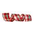 Fita Decorativa Aramada de Natal - Xadrez - 6.3cm x 9.14m - 1 unidade - Rizzo - Imagem 1