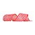 Fita Decorativa Aramada de Natal - Vermelho/Branco - 10cm x 9.14m - 1 unidade - Rizzo - Imagem 1