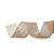 Fita Tela Rose Gold Glitter 6,3cm - 01 unidade 10m - Cromus Natal - Rizzo - Imagem 1
