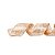 Fita Folhas Rose Gold 3,8cm - 01 unidade 9,14m - Cromus Natal - Rizzo - Imagem 1