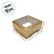 Caixa com Visor S16 (7cm x 7cm x 3cm) Ouro Texturizado - 10 unidades - Assk - Rizzo - Imagem 3