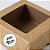 Caixa 4 Doces com Visor VC7 (7x7x4cm) Kraft - 20 unidades - Rizzo - Rizzo - Imagem 2