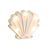 Luminoso Concha com LED Branco - 9,5x10,5cm - 1 unidade - Rizzo - Imagem 1
