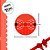 Adesivo Redondo - Laço Vermelho - 4x4cm - 20 unidades - Rizzo - Imagem 2