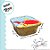 Marmitinha P - Fundo do Mar Carangueijo - 5,5x5,5x3cm - 10 unidades - Rizzo - Imagem 2