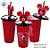 Copo de Plástico com Tampa e Canudo Minnie Mouse - 500ml - 1 unidade - Disney Original - Rizzo - Imagem 5