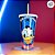 Copo de Plástico com Tampa e Canudo Pato Donald - 700ml - 1 unidade - Disney Original - Rizzo - Imagem 1