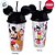 Copo de Plástico com Tampa e Canudo Orelha Mickey e Pluto - 500ml - 1 unidade - Disney Original - Rizzo - Imagem 2