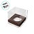 Caixa Mini Bolo G (8cm x 8cm x 8cm) Marrom Escuro - 10 unidades - Assk - Rizzo - Imagem 3