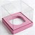 Caixa Mini Bolo G (8cm x 8cm x 8cm) Rosa - 10 unidades - Assk - Rizzo - Imagem 1