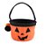 Baldinho de Halloween em Tecido - Abóbora - 13x20cm - 1 unidade - Cromus - Rizzo - Imagem 1