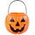 Baldinho de Halloween com Alça - Abóbora Happy Halloween - 18cm - 1 unidade - Cromus - Rizzo - Imagem 1