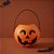 Baldinho de Halloween com Alça - Abóbora com Som e Luz - Laranja - 1 unidade - Rizzo - Imagem 1
