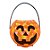 Baldinho de Halloween com Alça - Abóbora com Som e Luz  - Laranja - 1 unidade - Rizzo - Imagem 2