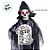 Enfeite Decorativo de Halloween com Luz e Som - Boneco Caveira com Lápide - Hércules - 136cm - 1 unidade - Cromus - Rizz - Imagem 3