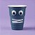 Copo de Plástico Rígido de Halloween - Assustador - Azul - 350ml - 1 unidade - Cromus - Rizzo - Imagem 1
