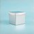 Caixa Cubo Para Presente Metalizada Prata - 4x4x4cm - 10 unidades - Assk - Rizzo - Imagem 1