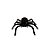 Mini Aranha Decorativa - Halloween - Preto - 10 unidades - Rizzo - Imagem 1