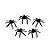 Mini Aranha Decorativa - Halloween - Preto - 10 unidades - Rizzo - Imagem 2