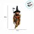 Enfeite de Pendurar Halloween - Bruxa Laranja - 27cm - 1 unidade - Cromus - Rizzo - Imagem 2