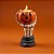 Enfeite de Halloween - Castiçal Abobora - 12cm - 1 unidade - Cromus - Rizzo - Imagem 1